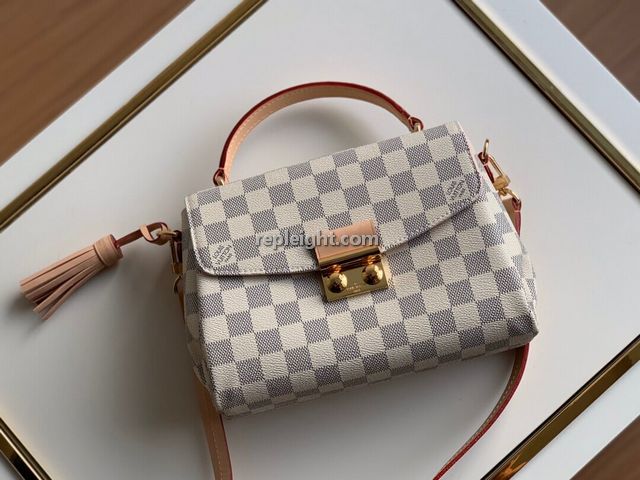 LOUIS VUITTON-N41581 루이비통 다미에 아주르 크로아제트