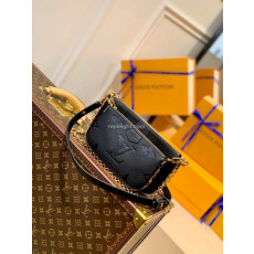 LOUIS VUITTON-M58520 루이비통 블랙 모노그램 앙프렝뜨 레오파드 프린트 멀티 포쉐트 악세수아