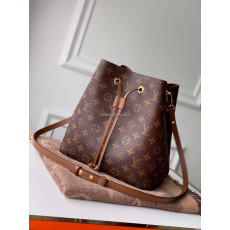 LOUIS VUITTON-M44887 루이비통 다미에 에벤 캬라멜 네오노에 버킷백