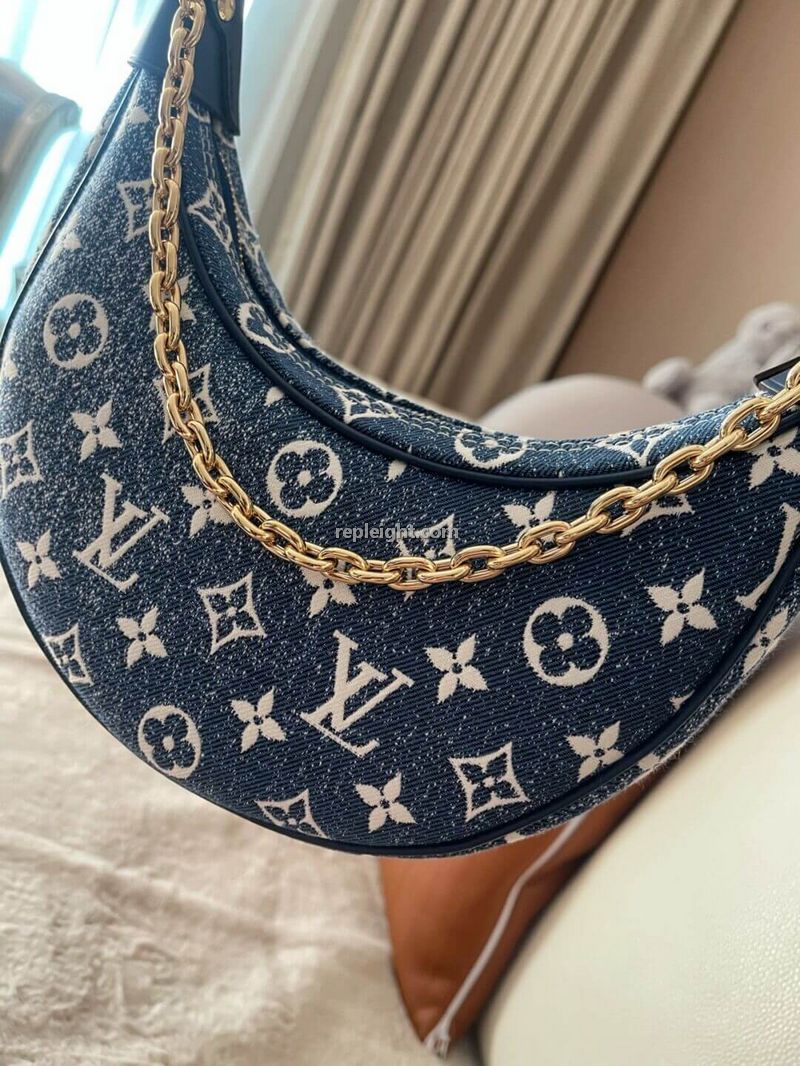 LOUIS VUITTON-M81166 루이비통 네이비 모노그램 데님 루프