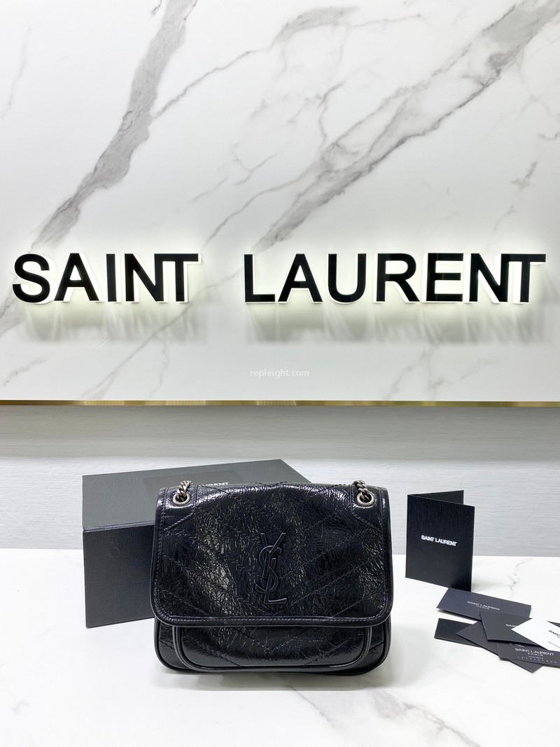 SAINT LAURENT-6331600EN071000 생 로랑 블랙 니키NIKI 베이비 체인 백