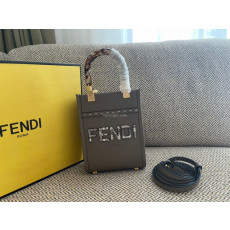 FENDI-8BS051 펜디 그레이 엘라프 미니 선샤인 쇼퍼 백