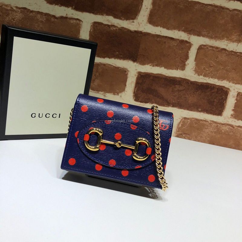 GUCCI-623180 구찌 1955 홀스빗 체인 카드 지갑1