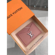 LOUIS VUITTON-M68610 루이비통 로즈 발레린 송아지 가죽 락미 카드 홀더