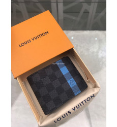 LOUIS VUITTON-N60086 루이비통 다미에 그라파이트 블루 스트라이프 슬렌더 월릿