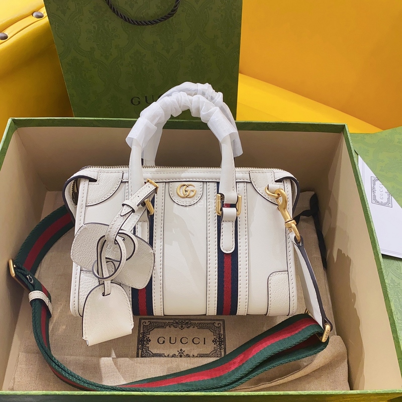 GUCCI- 715771 9041 더블 G 미니 탑 핸들백