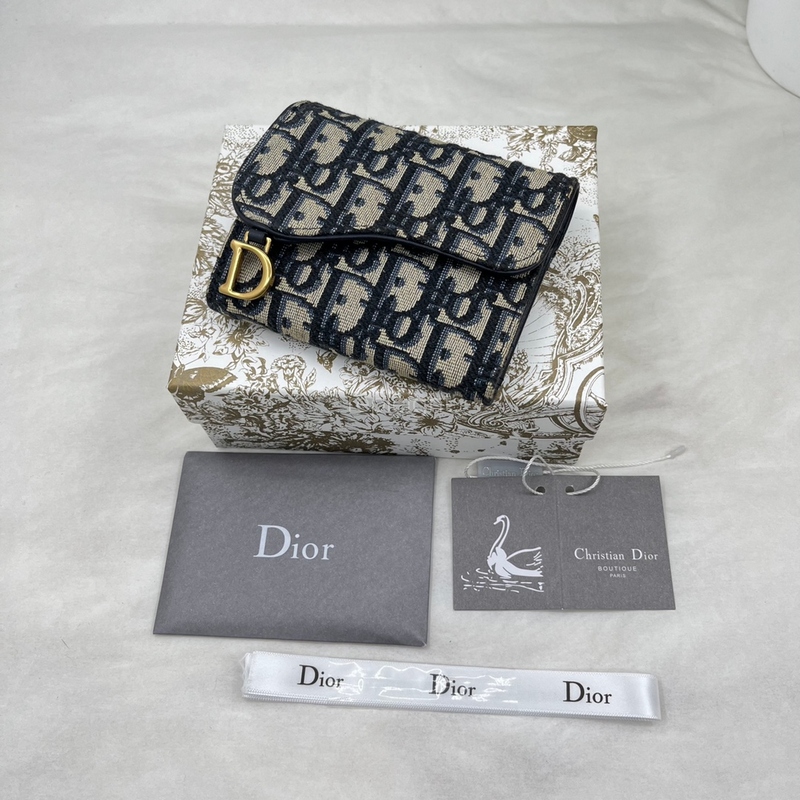 DIOR-S5652CTZQ_M928-SADDLE LOTUS 지갑