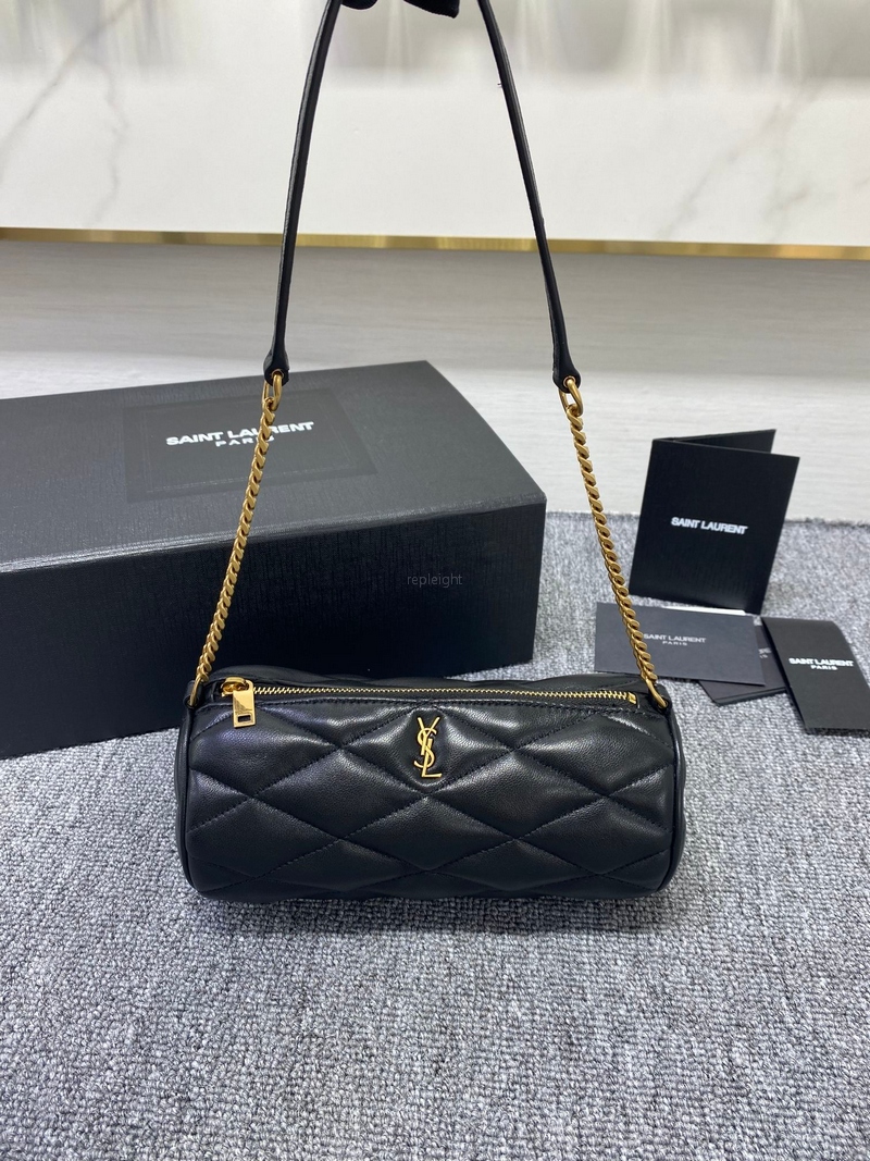 YSL-699703AAAJU1000 퀼트 램스킨  SADE 미니 튜브 백