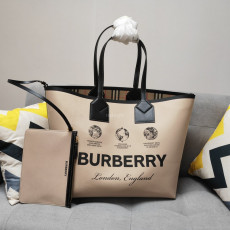 BURBERRY-80631221 라지 런던 토트 백