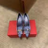 로저 비비에 - Roger Vivier 플라워 스트라스 버클 펌프스  힐 6.5CM (10)