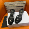 셀린느- CELINE 352203010C.38NO TRIOMPHE SANDAL IN KIDSKIN