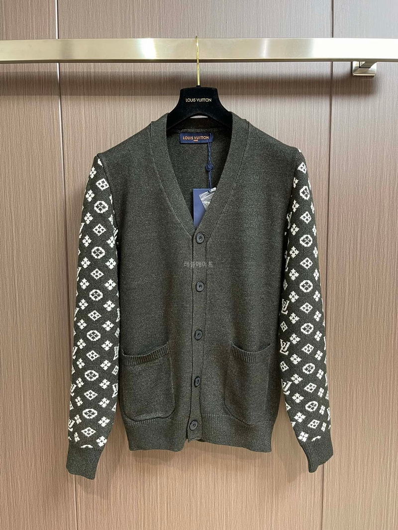 LOUIS VUITTON-루이비통 Louis Vuitton Monogram Cashmere Mix Cardigan