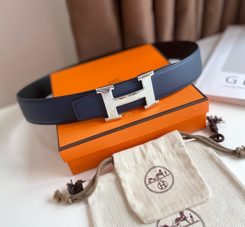 에르메스-HERMES H BUCKLE & REVERSIBLE LEATHER STRAP-3 38MM